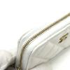 CHANEL AP0216 Matelasse Mark Classic zip coin purse Caviar Leather White Unused