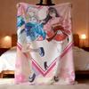 Alya Sometimes Hides Her Feelings Russian Throw Lightweight 240g Flannel Blanket Soft Skin-friendly for Summer Cooling