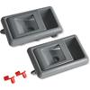 FAERSI 2Pcs Interior Door Handle Front Rear Driver & Passenger Side Fits For 1989-1995 4Runner 1988-1993 Toyota Corolla 1989-1995 Pickup 1995-2000