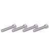 4PCS Fine Pitch 1.25mm Socket Cap Screw Bright Finish Allen Head Bolt  For DIY Jobs