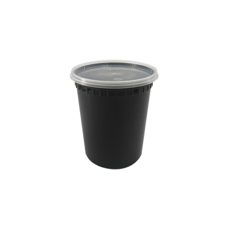 Jianmei Box King 900ml Black Disposable Takeaway Soup Cup