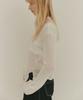 Okuka Slit Lace Top White