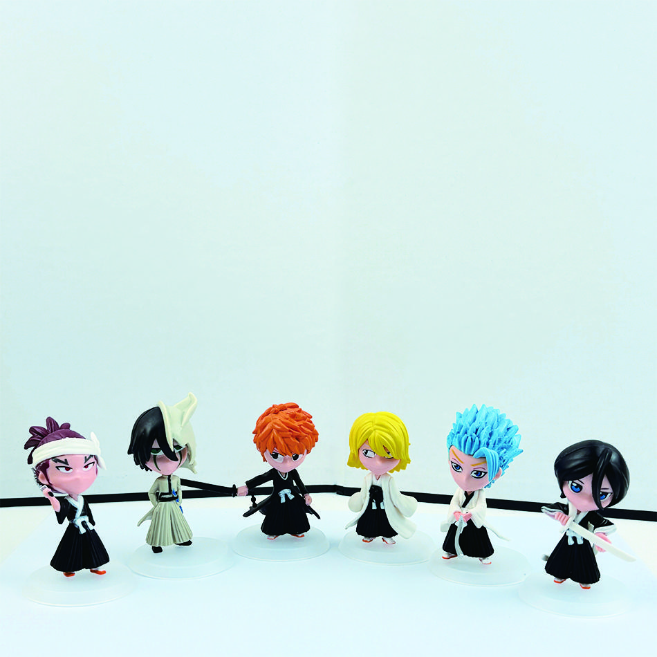 BLEACH Action Figure Cool Cute Anime Figure Toy Doll Model Desk Decoration For Kid Birthday Gifts Q Version Figurine P