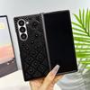 Shockproof Glitter Case For Samsung Galaxy Z Fold3 Fold4 Fold5 Fold6 Pearl Droplets & Diamond Grid & Military-Grade Drop Protection