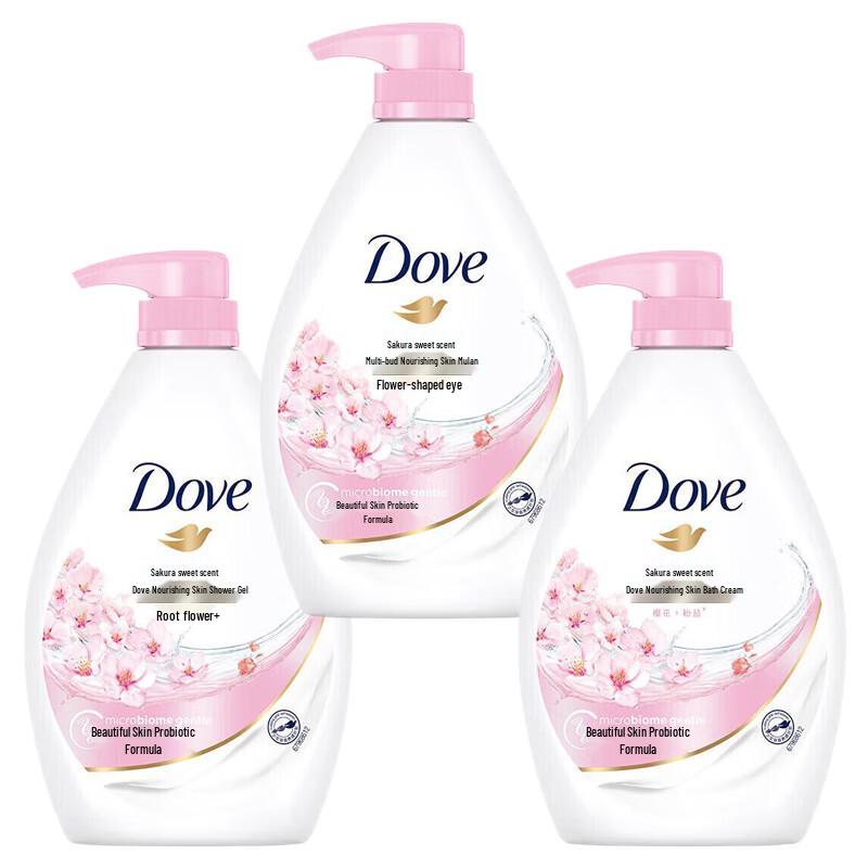 

Dove Cherry Blossom Sweet Scent Shower Milk Set (3 x 720g)