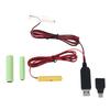 AA + AAA Battery Eliminator Power Supply Cable LR6 LR03 Battery for Radio Electric Toy Clock LED Strip Light Calculator