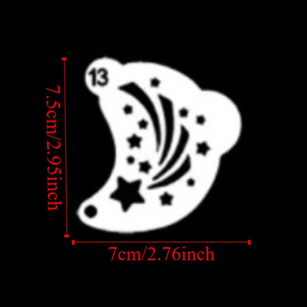 Assorted Designs Body Art Stencils Hollowed Design DIY Makeup Tools  DIY Makeup