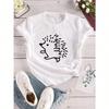 Hedgehog Casual Loose Short Sleeve Fashion Summer T-Shirt Tops Wounisex Clothing Cartoon Graphic Printed Round Neck T-Shirt