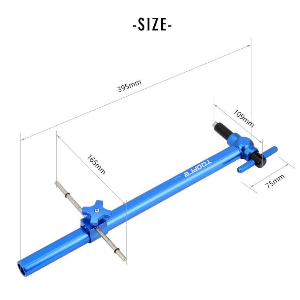 Blue Bicycle Derailleur Aligner Hanger 360° Rotation Bike Tail Hook Bike Hook Aligner MTB Bike
