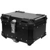 32L Motorcycle Top Box with Safety Lock Quick Release Universal Fit Water Resistant Motorcycle Trunk Luggage Top Case