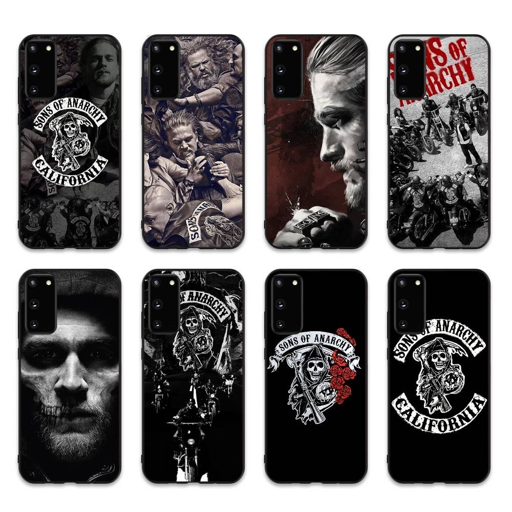 Crime Sons Of Anarchy TV Phone Case For Samsung S 24 Fe 25 Ultra Plus 20 Lite 21 30 22 23 24 22 Ultra 5G Fundas
