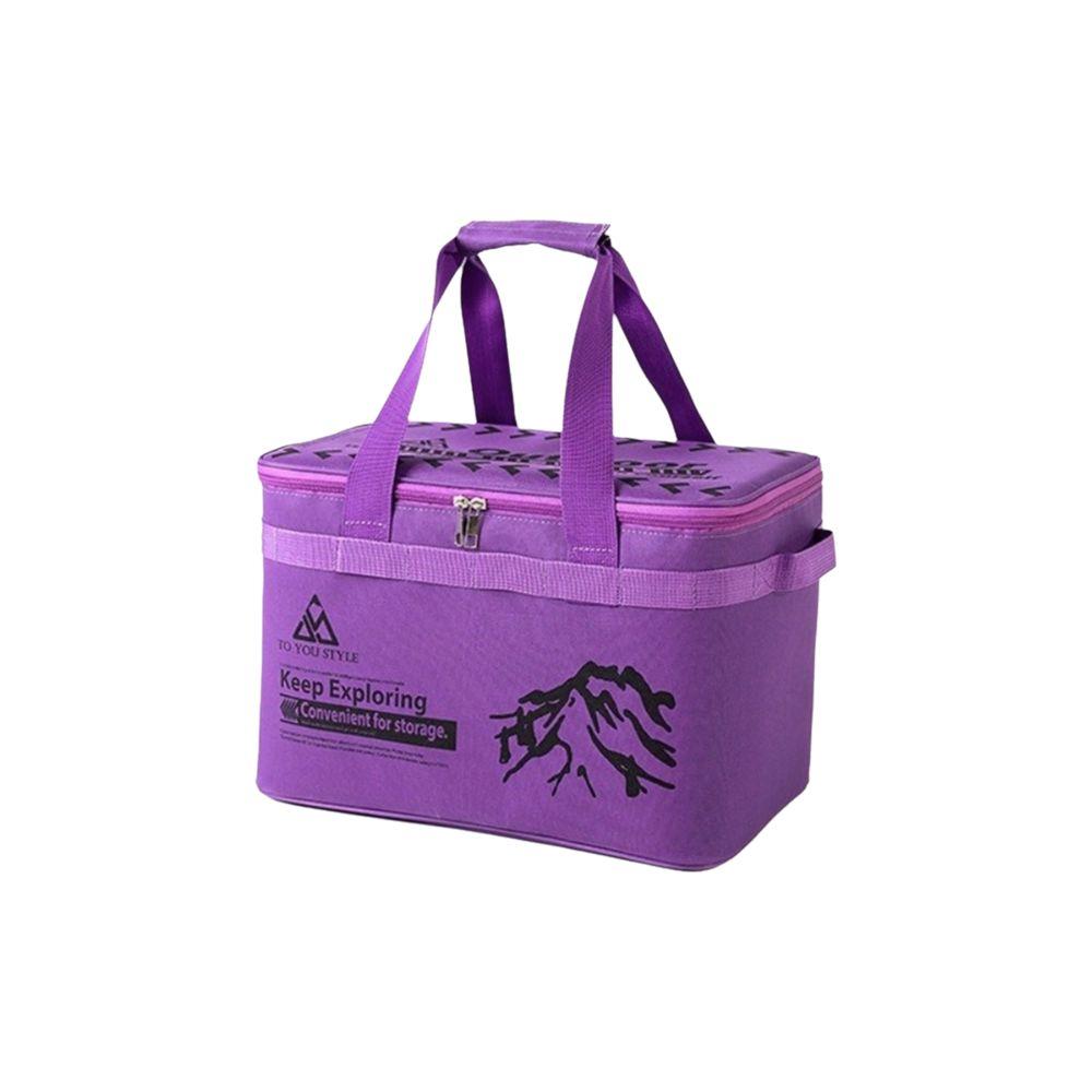 Large Capacity Camping Storage Bag Partition Storage Outdoor Storage Box Picnic Tool