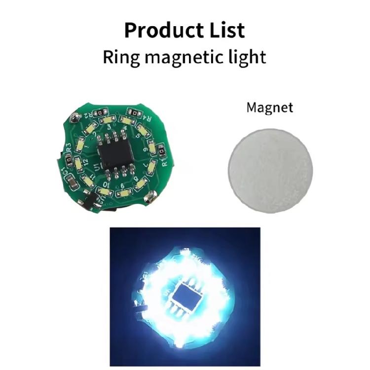 Rings/Single/Y Shape LED Light DIY 3D Printing with Magnetic Control Model Parts For Voron AD5M 3D Printer Parts