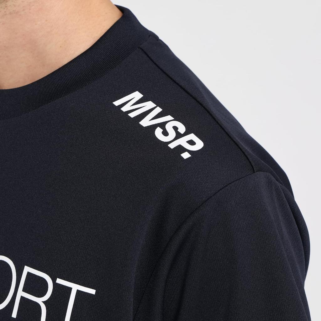 Move Sports Descente Short Sleeve Crew Neck Stretch Training NV00 Men's T-Shirt (EC Exclusive), Moisture-Wicking, Quick-Drying, Shirt, (ST5SHTZ1MB)