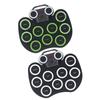 Electric Roll Up Drum Built in Speaker 9 Drum Pads Rechargeable Early Learning Roll Up Potable Drum 