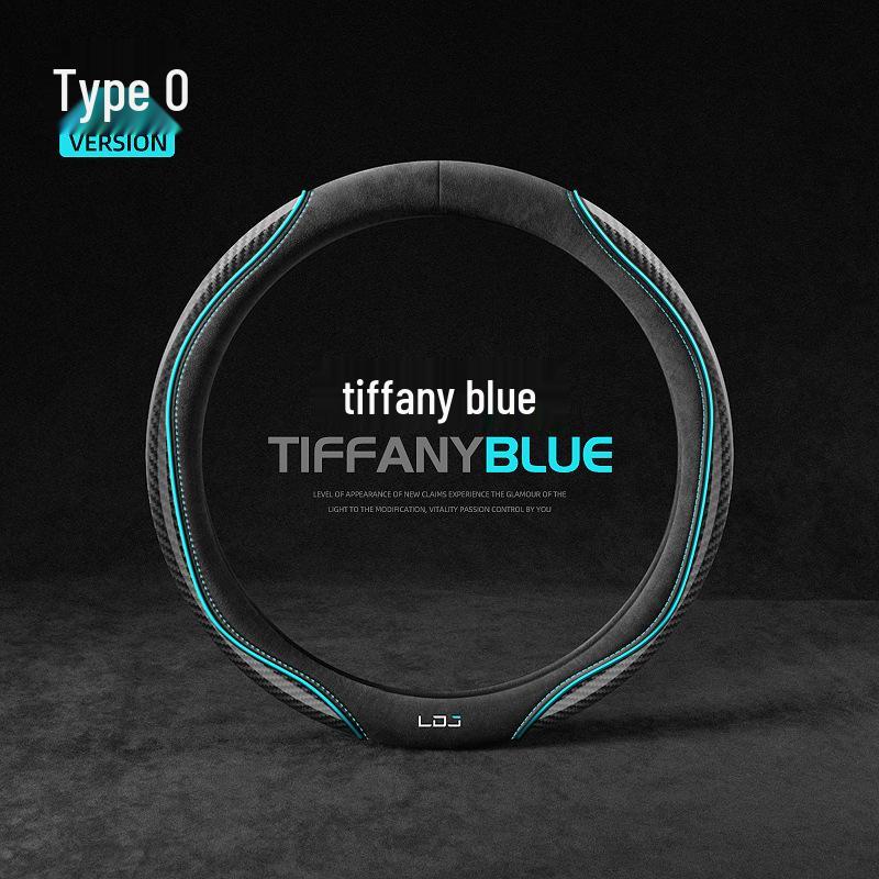 

2023 Carbon Fiber Suede Steering Wheel Cover Universal