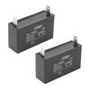 2Pcs Generator Capacitor Gasoline Starting 12UF Fan Motor AC Capacitor Plastic CBB61