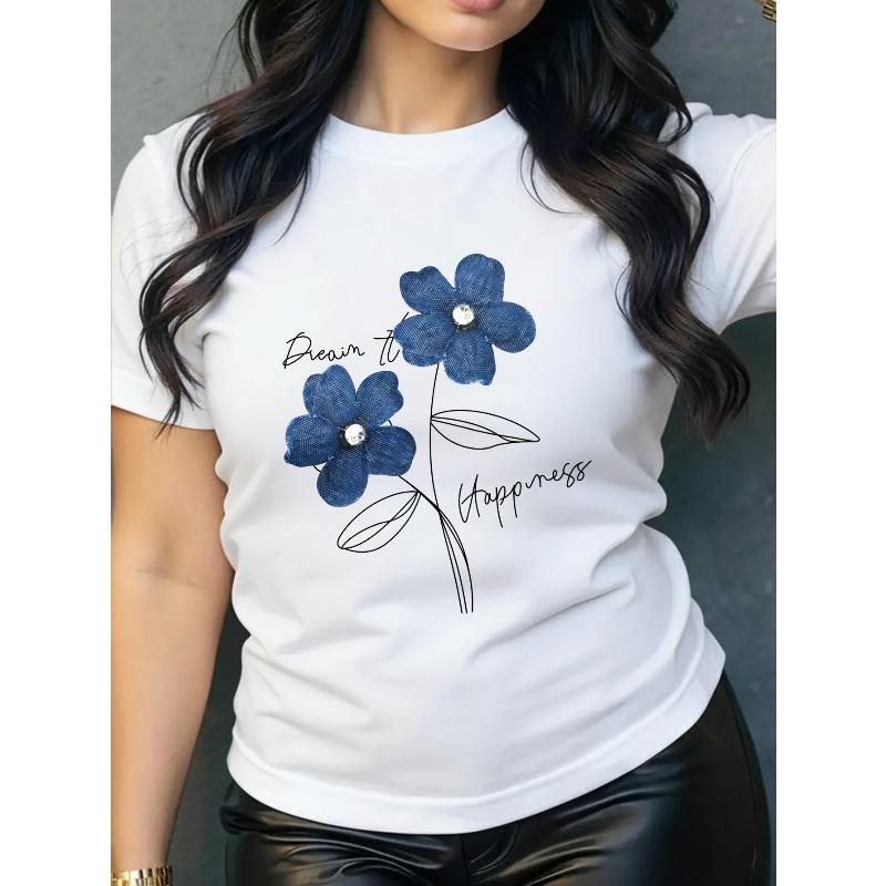 

Women S T-Shirt, Summer Short-Sleeved Thin Top, Trendy, Fashionable, Versatile, Breathable, Soft, Skin-Friendly S белый