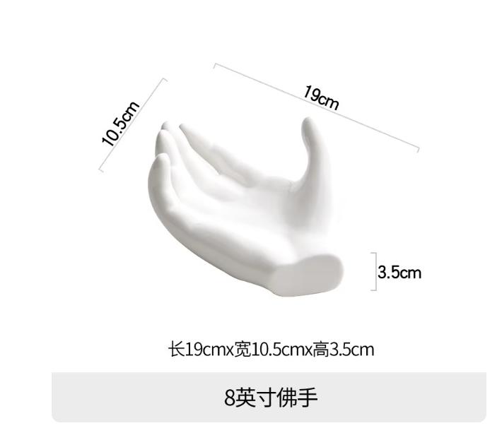 Hand Leaf Decorative Plate Ceramic Dinner Plates Snack Tray Fruit Bowl Dim Sum Dish Sushi Plate Dessert Plates Display Stand
