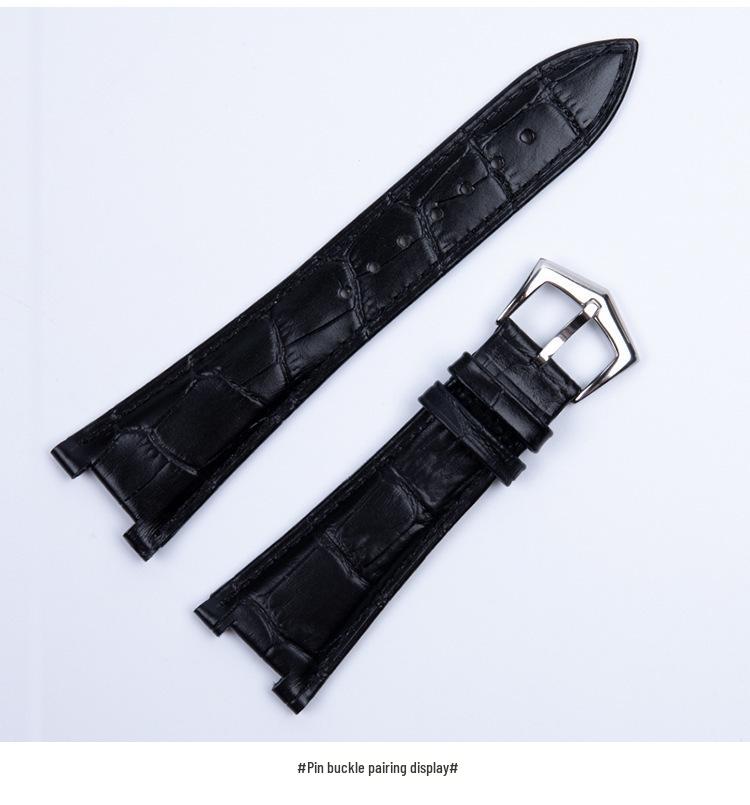 Boucle Papillon Patek 3 en Acier Inoxydable Compatible pour Bracelets Cuir/Caoutchouc Nautilus - Fermoir Déployant à Ardillon Accessoire