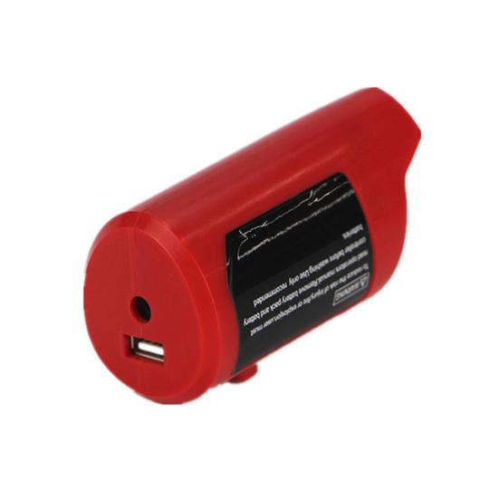 M12 USB Battery Converter Fire Retardant Replacement ABS Steady USB Adapter for Milwaukee 49-24-2310 48-59-1201 M12
