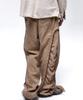 Aleseueseussi Incision Jacquard Mixed Pants - Beige