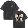 Arcangel La 8va Maravilla World Tour 2026 Vintage Washed T-Shirt Men Gothic Fashion Oversized Cotton T Shirts Hip Hop Streetwear