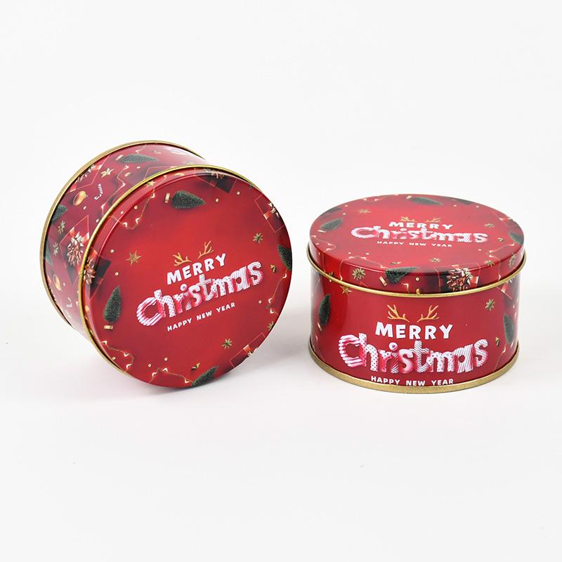 6/1 buc Cutie Cadou Crăciun Cutie Metalică Staniu Bomboane Fursecuri Ambalaj Cutie Recipiente Cadou Anul Nou Copii Decor Consumabile Petrecere Crăciun Navidad