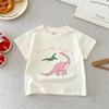 Dinosaur T-shirt For Kids Clothing Summer Short Sleeve Tops Loose Casual Printed Boys Girls Tshirts Children's Wear T Shirts
