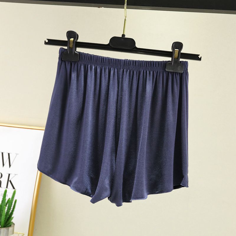 

Модальные шорты женские летние свободные повседневные кружевные свободные брюки эластичный пояс утягивающие большие размеры верхняя одежда домашняя одежда пижамные шорты Denim Blue M (recommended 40.00 kg-50.00 kg