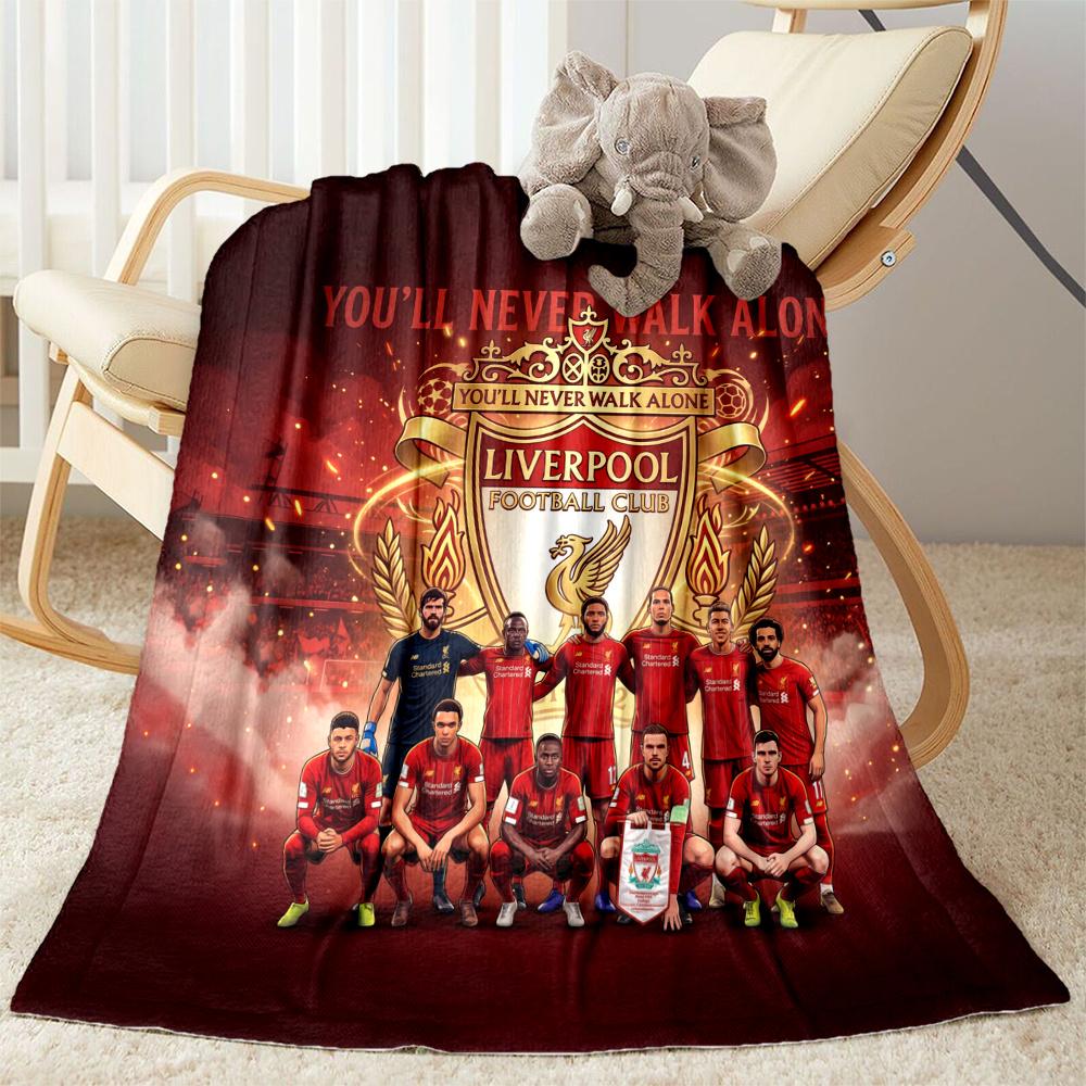 Liverpool Football Club Blanket Soft Warm Cozy Suitable For Office Chair Couch Livingroom For All Occasions Stylish Decor