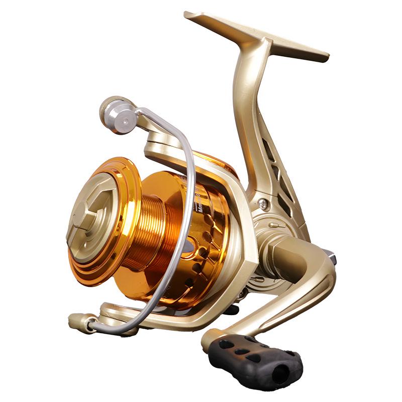 

Exclusive Long Cast Spinning Fishing Reel for Sea and Rock Fishing AB1000 Gold