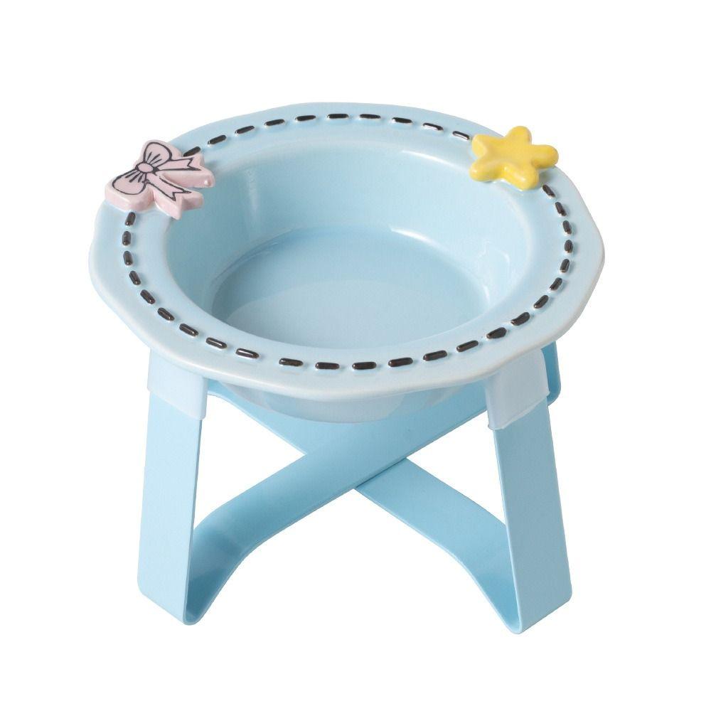 Anti Slip Cat Food Water Bowl Anti Vomiting Elevated Pet Feeder Bowl Ceramic Cat Bowl Pet Supplies