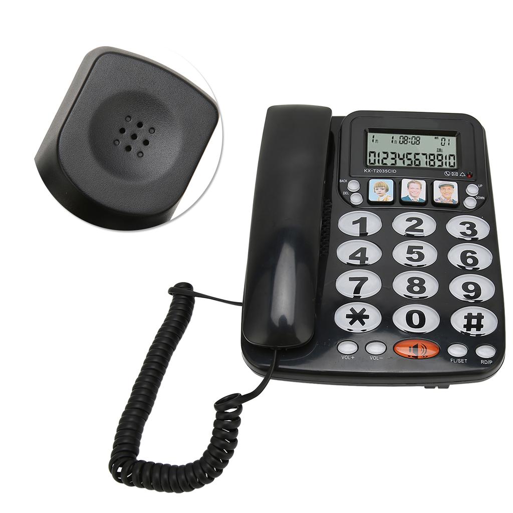 Corded Phone Caller ID   Ringtone Shortcuts Memory Wired Landline with Indicator for