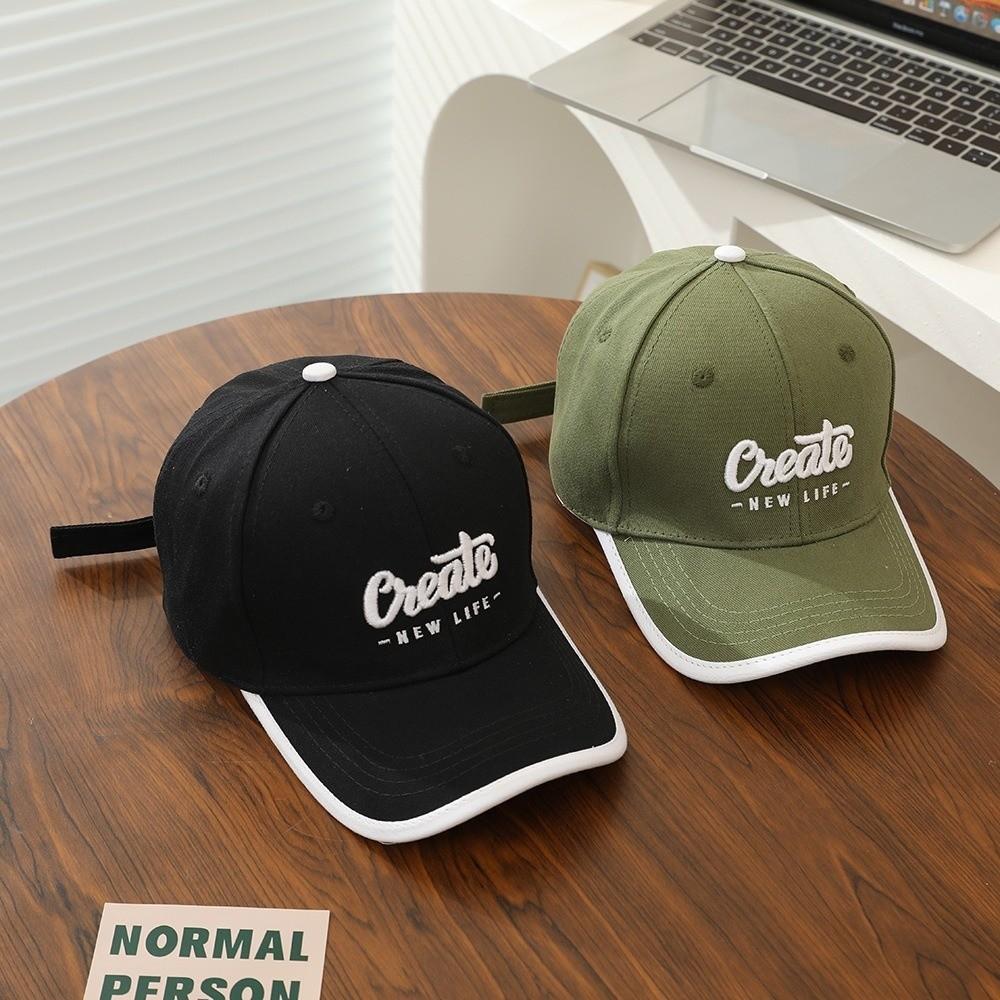NEW Adjustable Baseball Cap Sun Protection Cool Children's Sun Hat Letter Embroidery Windproof Visor for Boys Girls