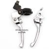 ATV & Off-Road Stunt-Style Anti-Fold Handlebar Brake & Clutch Lever with Horn