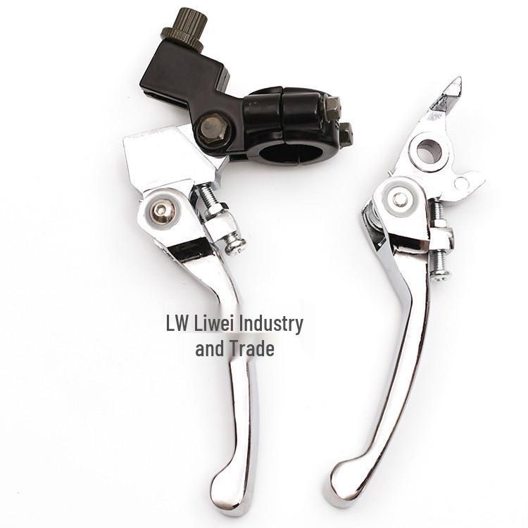 ATV & Off-Road Stunt-Style Anti-Fold Handlebar Brake & Clutch Lever with Horn