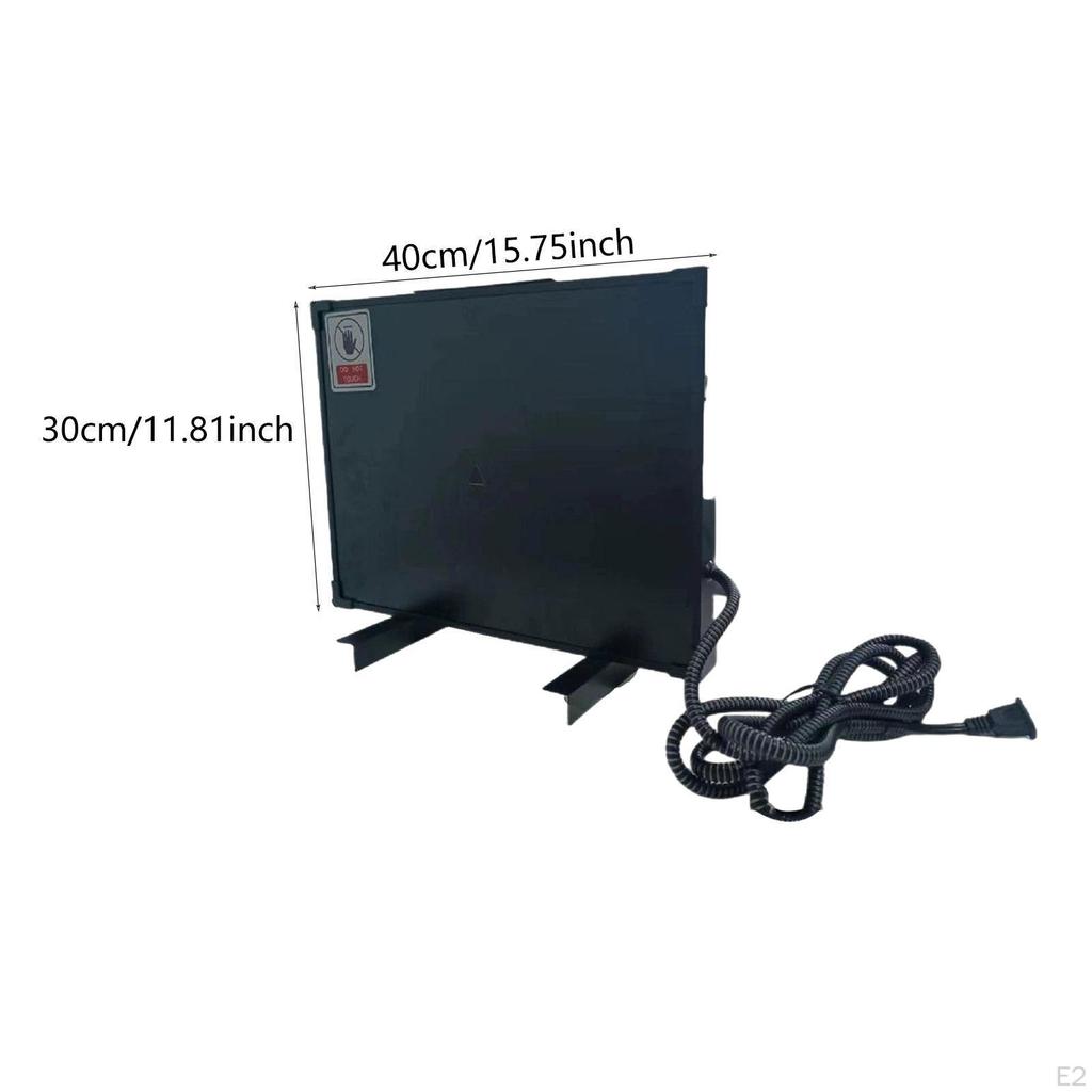 Chicks Brooder Heater US Plug Stainless Steel Compact Board Chicken Breeding Heating Plate Warming