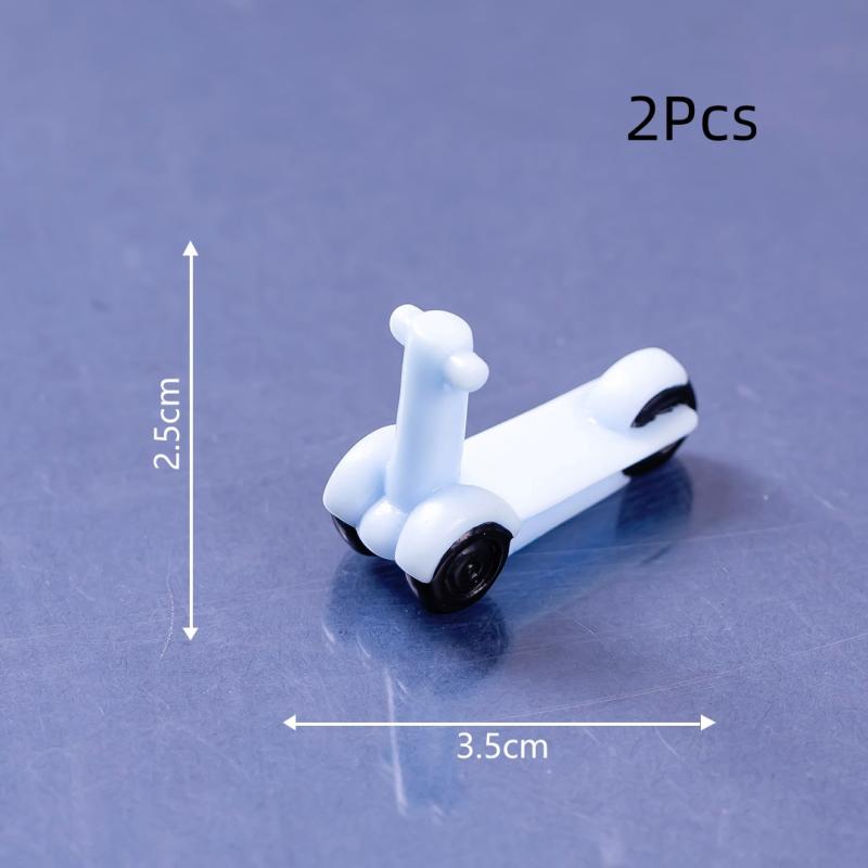 2 ks Mini Pryskyřičné Kapybara Miniatury Figurky Roztomilá Vílí Zahrada Zvířecí Ozdoba Mini Soška Dekorativní Malá Krajinářská