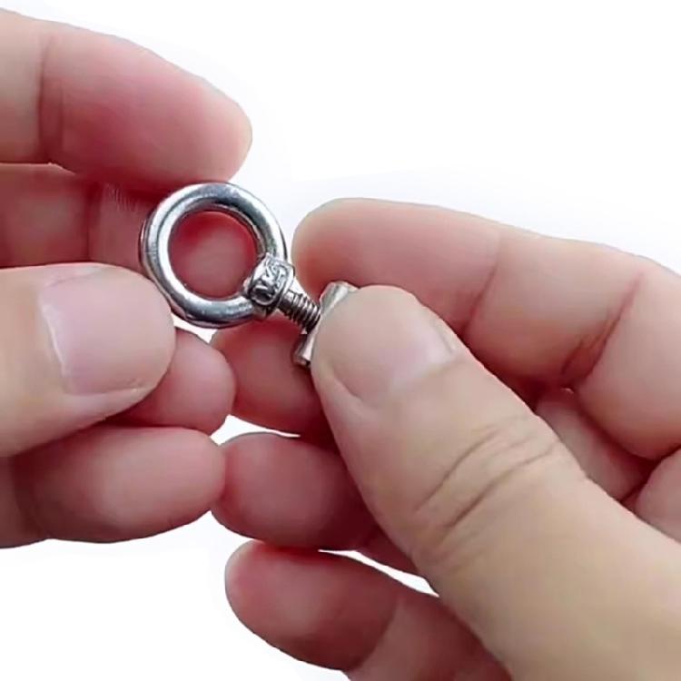 Awning Rail Stoppers 4mm Lifting Eye Nut Fastener Carabiner Hooks for Campers