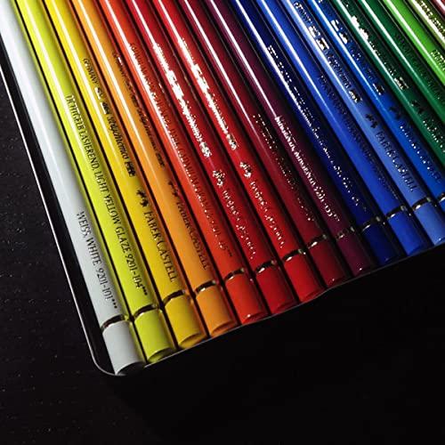 Faber-Castell Polychromos Colored Pencils, 24 Colors, Tin, 110024 [Official Japanese Product]