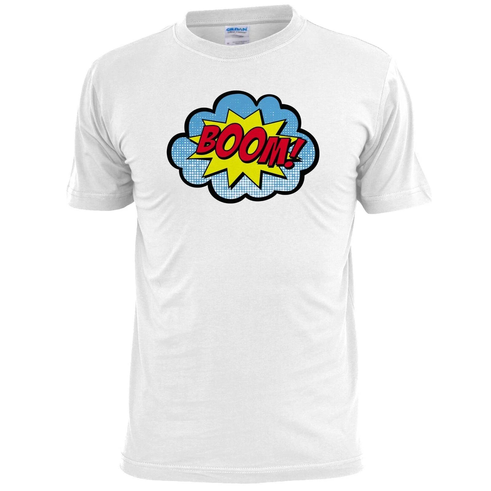 

Mens Boom T shirt Comics Lichtenstein Art 4XL