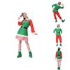 Christmas Elf Adult Cosplay Costume Couple Outfits