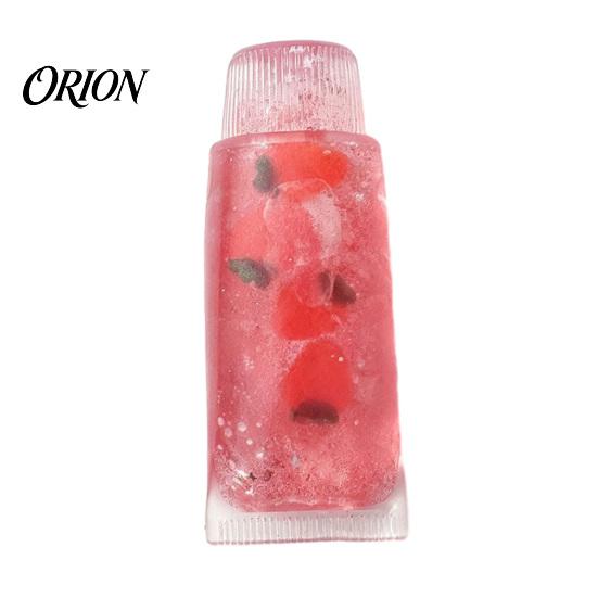 Fruit Toothpaste Squeeze Toy Clear Glitter Tube Toy, Stress Relief Relaxation Hand Slow Rising Soft Sensory for Kids Adults Decompression