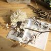 Artificial Peach & Plum Blossom Tree Ornaments – Chinese New Year Decorative Flower Arrangement
