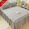 Bedclothes Four Season Universal Cotton Material Bubble Cotton Lace Bed Skirt Concealing Ugliness Hem Color Bed Sheet 150x200cm