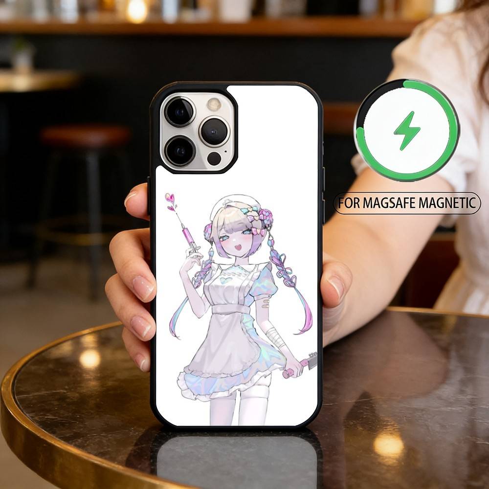 Game Needy Girl Overload Magnetic For Magsafe Wireless Charging Phone Case For iPhone17,16,15,14,13,12,11 Plus,Pro Max