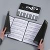 Samcos Sheet Music A4 4 Can Hold 6 4 Sheet Electronic Accessory File, Size, Sides, Sheets, Pages, Writable, Non-reflective, Music, Composition,