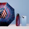 Atletico Madrid Pattern Printed Mini 5 Folds 8 Ribs Compact Umbrella Windproof Waterproof Lightweight Portable Folding
