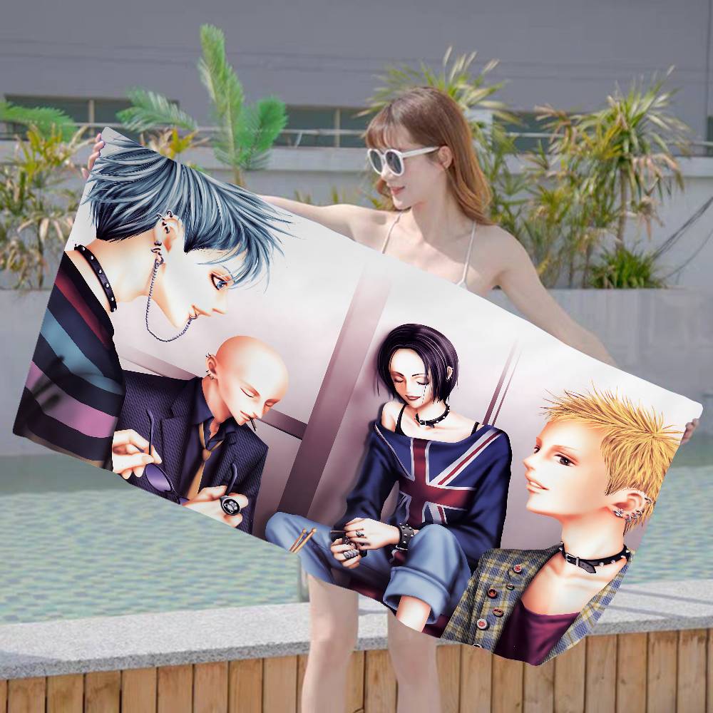 Nana Anime Bath Towel Microfiber Soft Water Absorbing Breathable For Girl Kids Decorative Cartoon Beach Towel